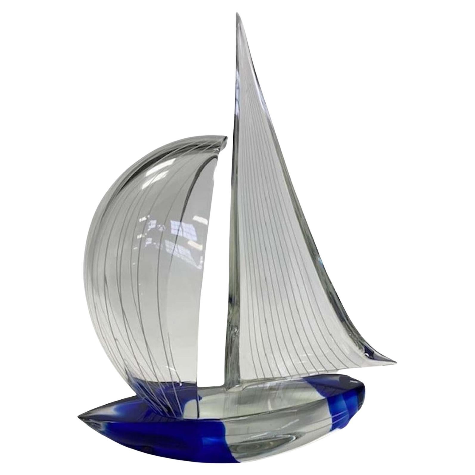 Sailboat Sculpture by Alberto Donà For Sale