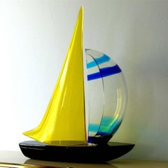 Segelboot-Skulptur von Romano Dona''