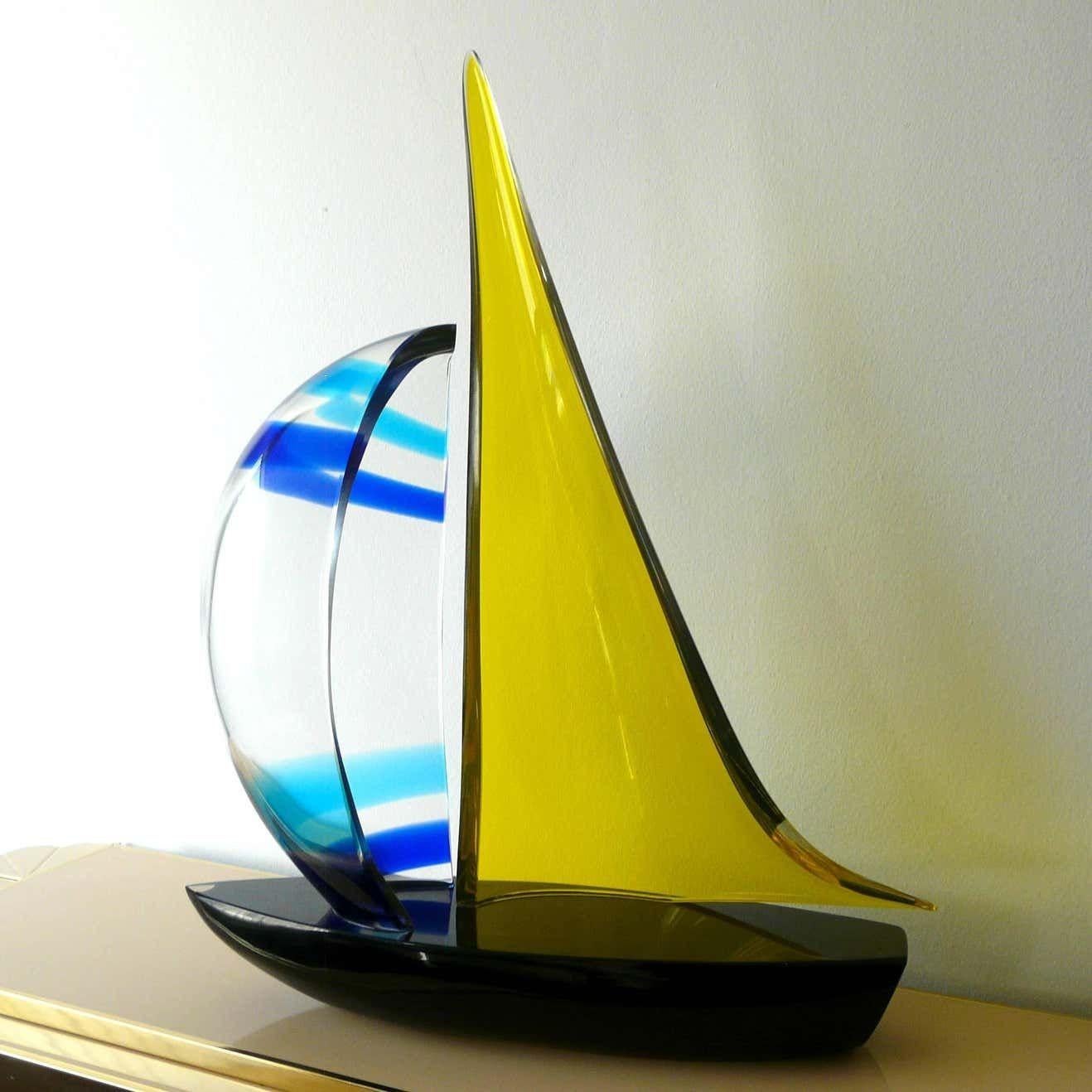 Sailboat Sculpture by Romano Dona' For Sale 3