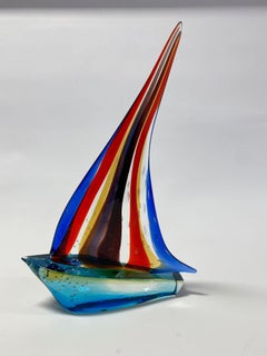 Sailboat Sculpture by Sergio Costantini