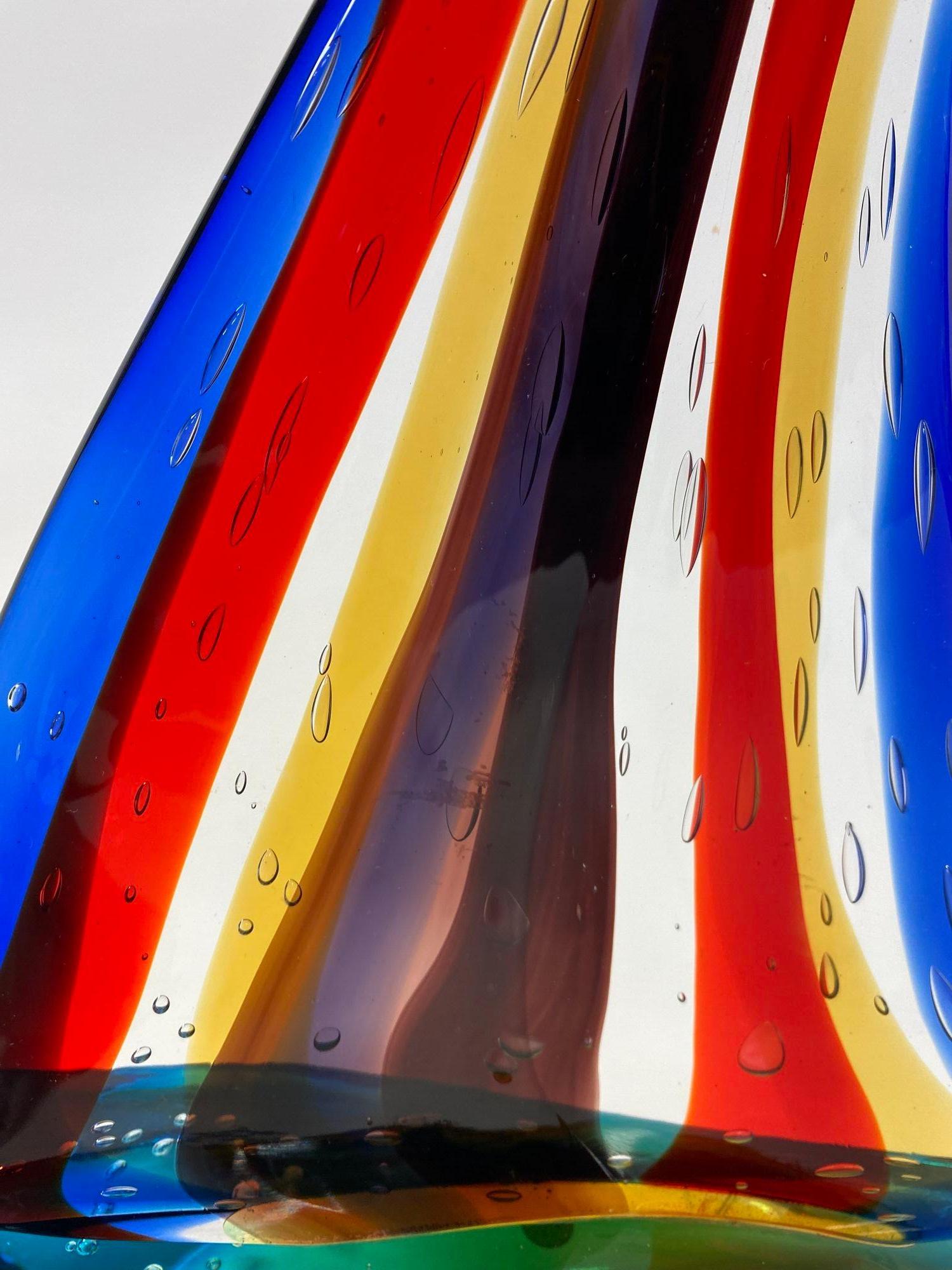 Scultura di barca a vela di Sergio Costantini In condizioni buone in vendita a Los Angeles, CA