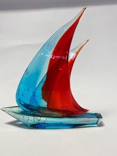 Sailboat Sculpture by Sergio Costantini