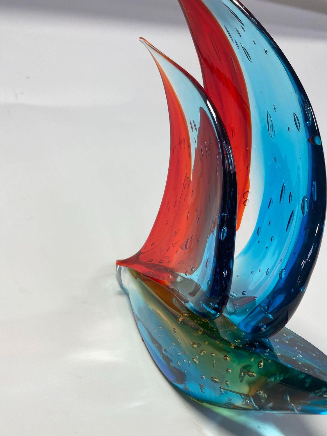 Scultura di barca a vela di Sergio Costantini In condizioni buone in vendita a Los Angeles, CA