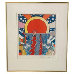 "Sailing New Worlds" Limited Edition Lithograph by Peter Max - 1976