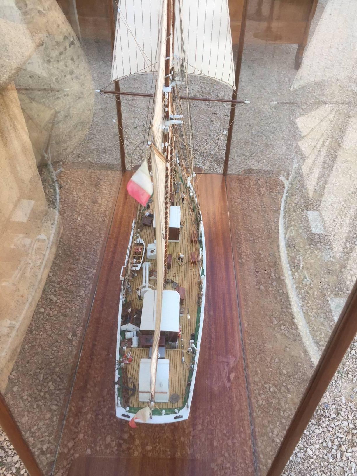 Mid-20th Century Sailing Ship Model Called 