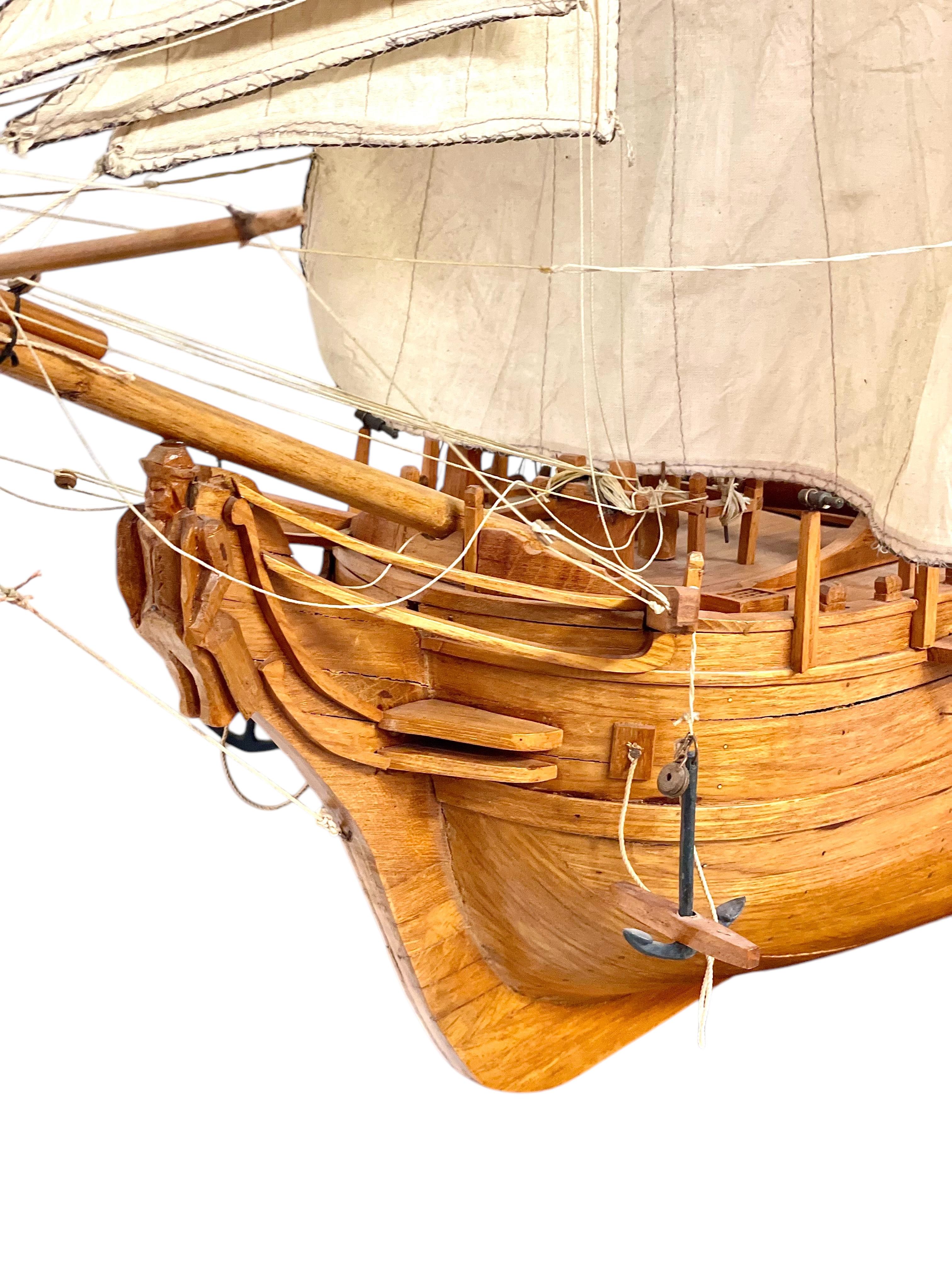 20th Century Sailing Ship Model of the 