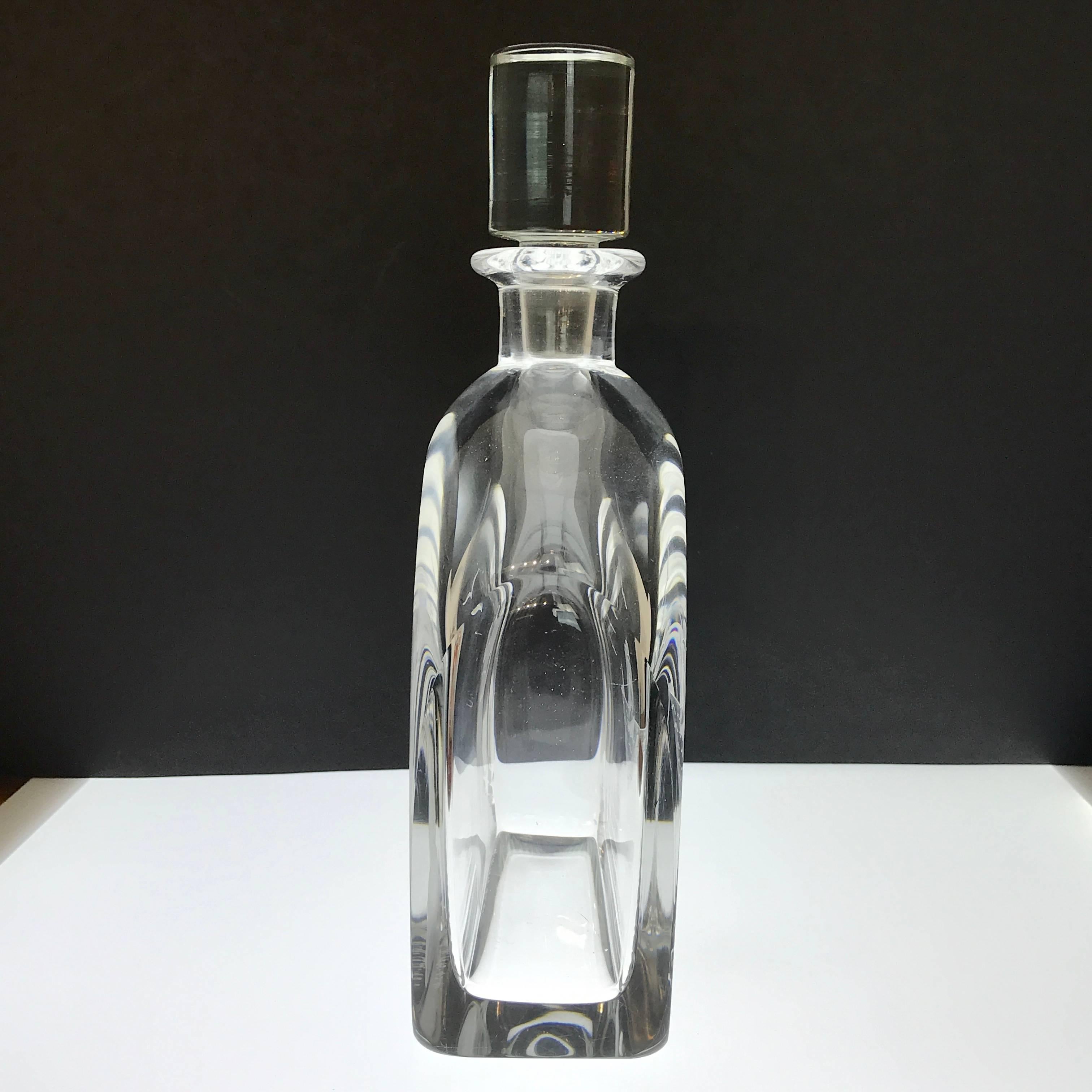 Sailor and Ship Motif Decanter, in the Style of Vicke Lindstrand 5