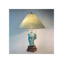 Sailor Head Table Light signed by French Artist 1940s