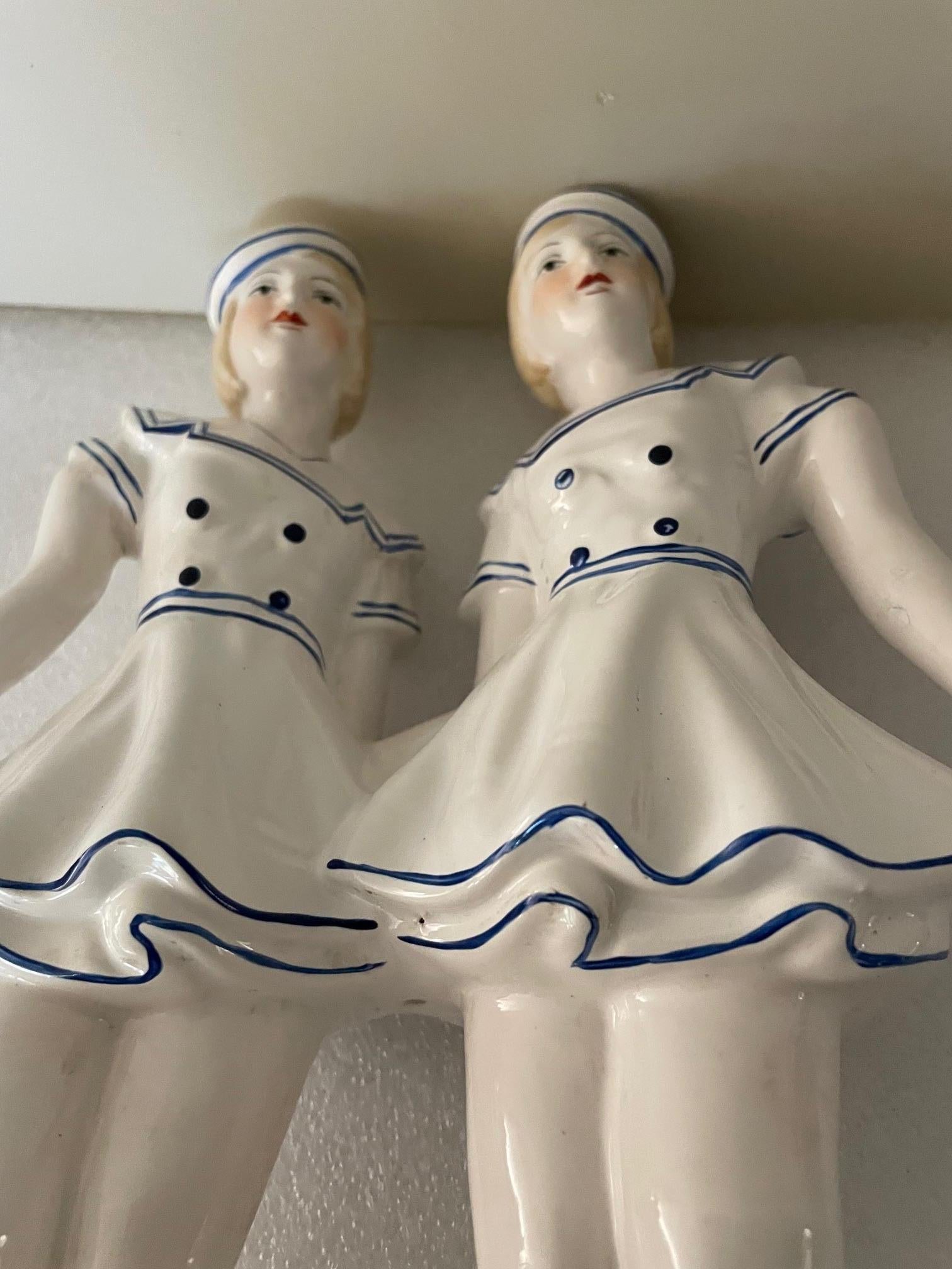 Estatuilla de marinero en loza Fayenza en venta