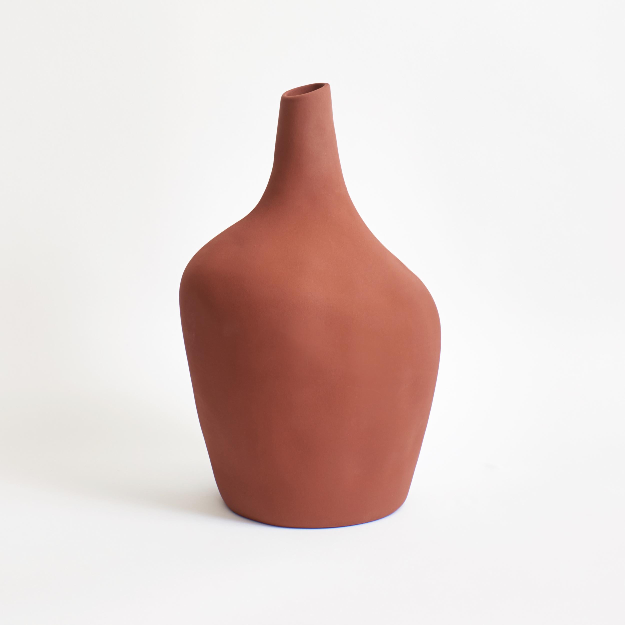 Portuguese Sailor Vase Handmade Textured Glaze For Sale
