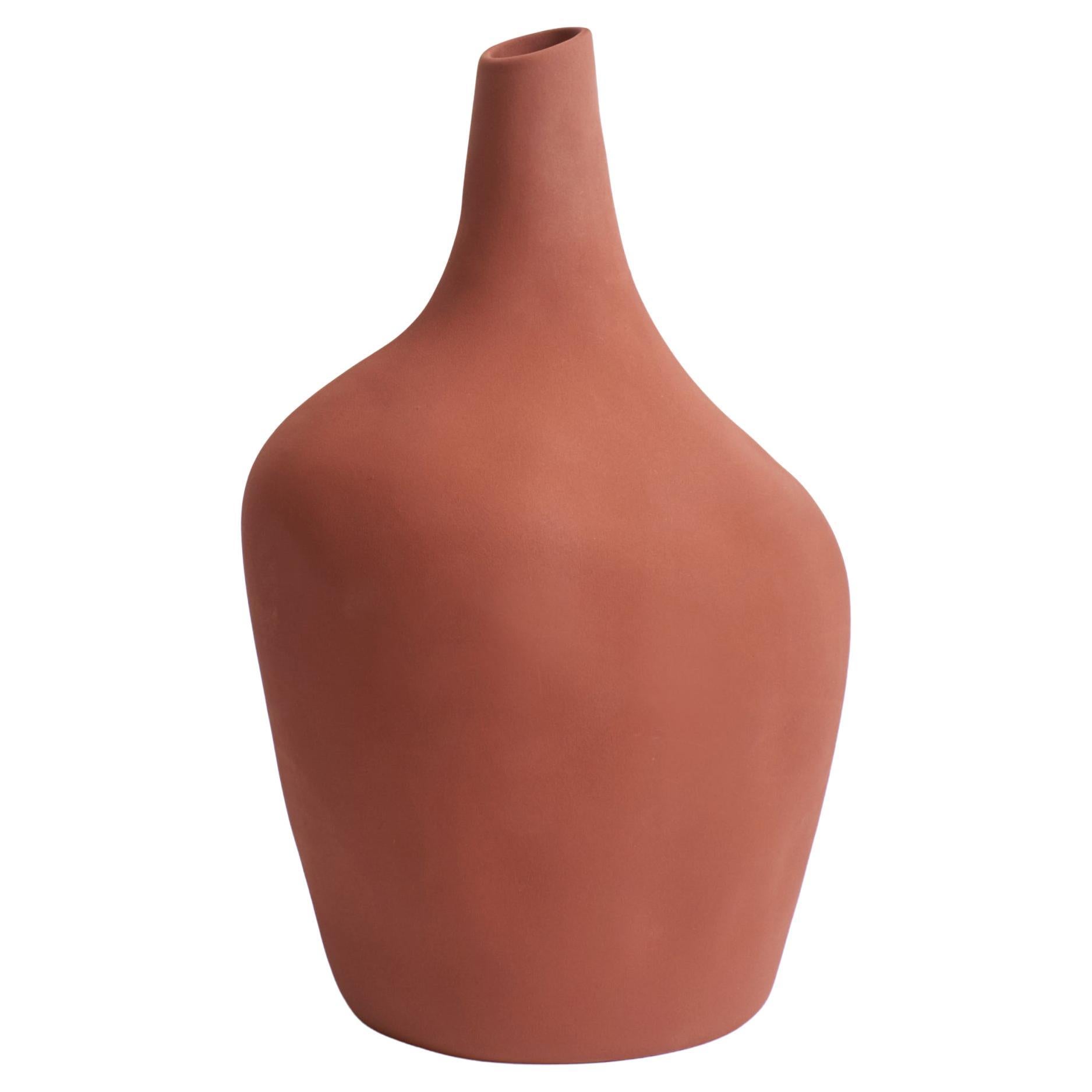 Sailor Vase Handmade Textured Glaze For Sale