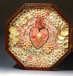 Sailor's Double Valentine with Compass Rose and Heart, Barbados