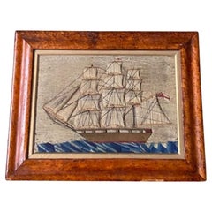 Lanterna folkloristica da marinaio di una nave di linea a un ponte, circa 1850
