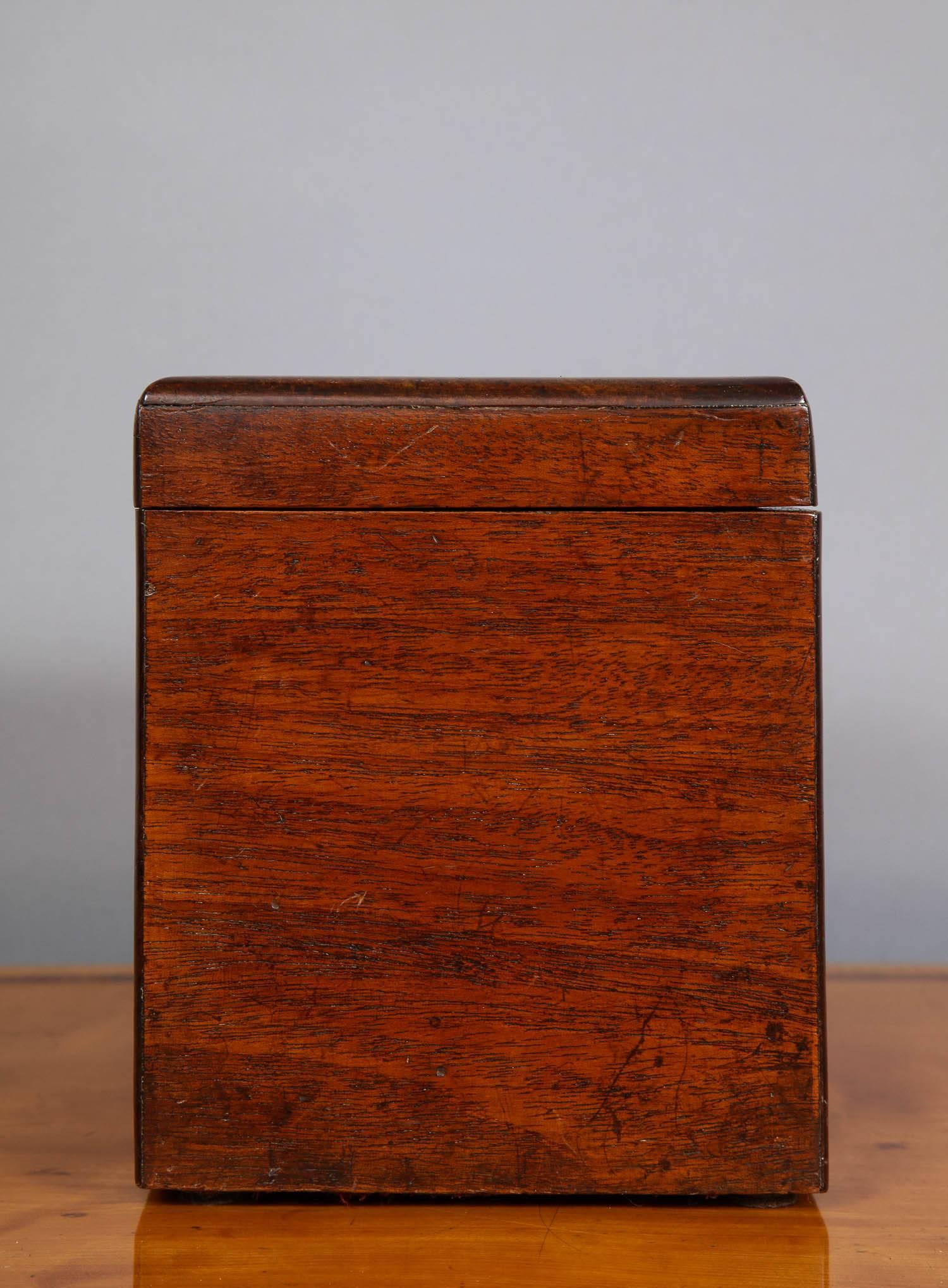 Victorian Sailor's Inlaid Mahogany Box