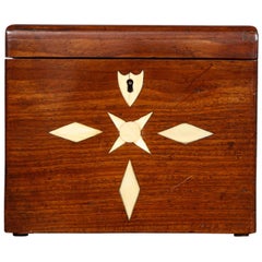 Sailor's Inlaid Mahogany Box