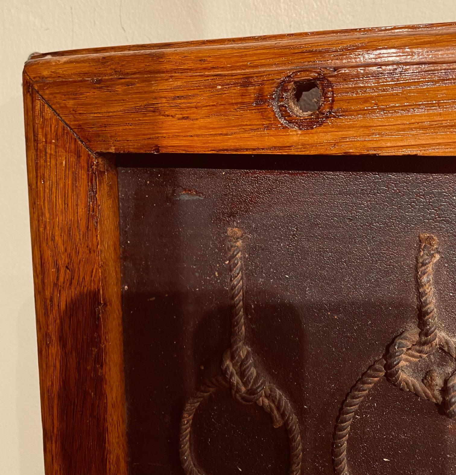 American Late 19th Century Sailor's Knot Board