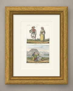 Sailors of Achadia and an Albanian Officer in Greek Costume, 1842