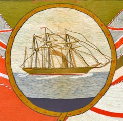 Sailor's Woolwork Flag of Nations, circa 1875