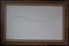 Sailor's Woolwork Picture of Two Ships in Tropical Waters