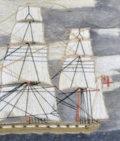 Sailor's Woolwork 'Woolie' of a Royal Navy Frigate