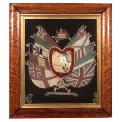 Sailor's Woolwork (Woolie) with Heart Valentine and Flag Surround