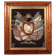Sailor's Woolwork (Woolie) with Heart Valentine and Flag Surround