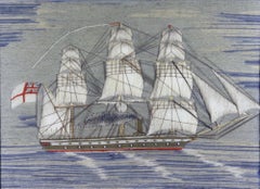 Sailor's Woolwork Woolie with Trapunto Sails