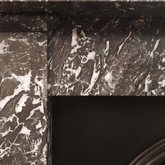Saint Anne Marble Fireplace Mantel, Reclaimed from Edinburgh