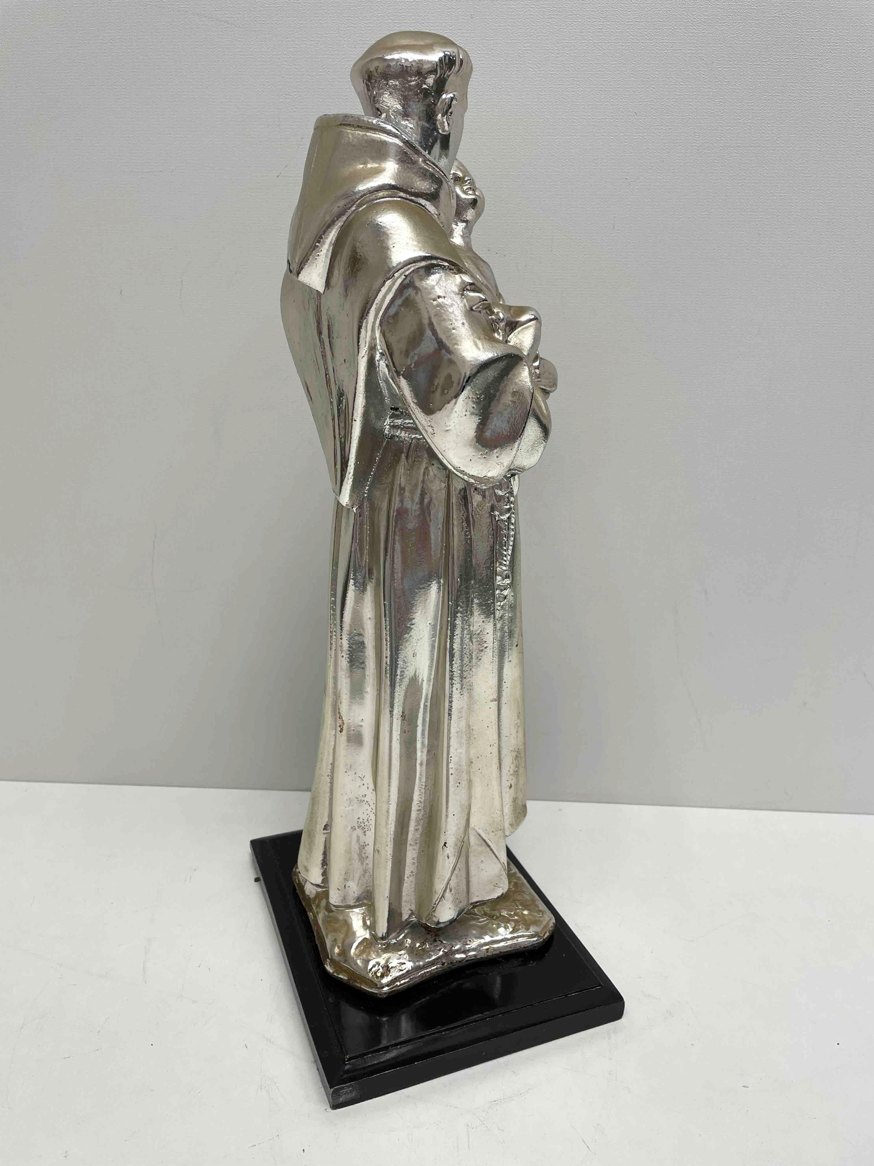 Saint Anthony of Padua Statue Sculpture Holding Jesus Child, Italy, 1910s In Good Condition In Nuernberg, DE