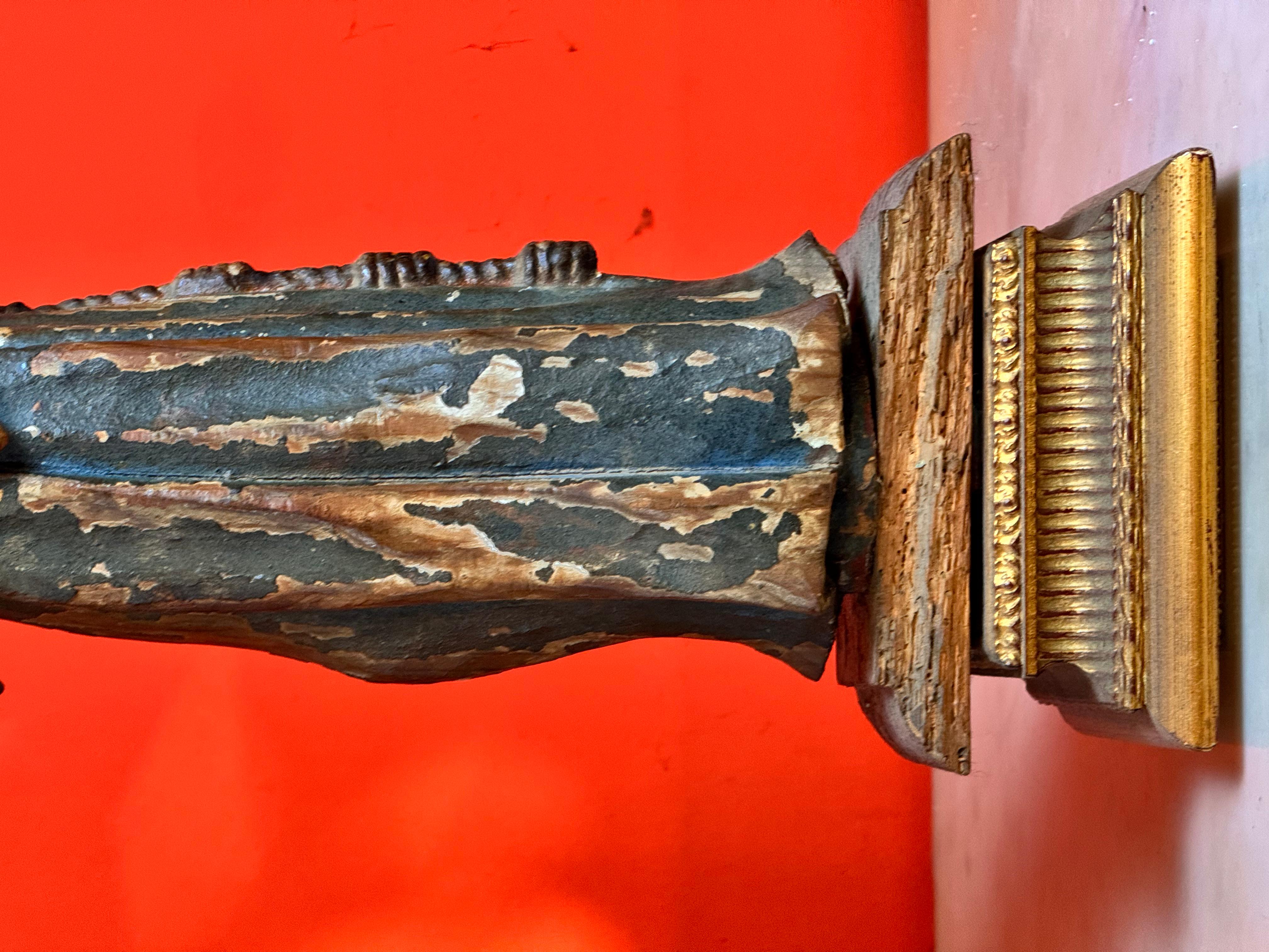 Sant'Antonio da Padova con il Bambino, Scuola ispano-coloniale, XVII secolo In condizioni buone in vendita a Madrid, ES