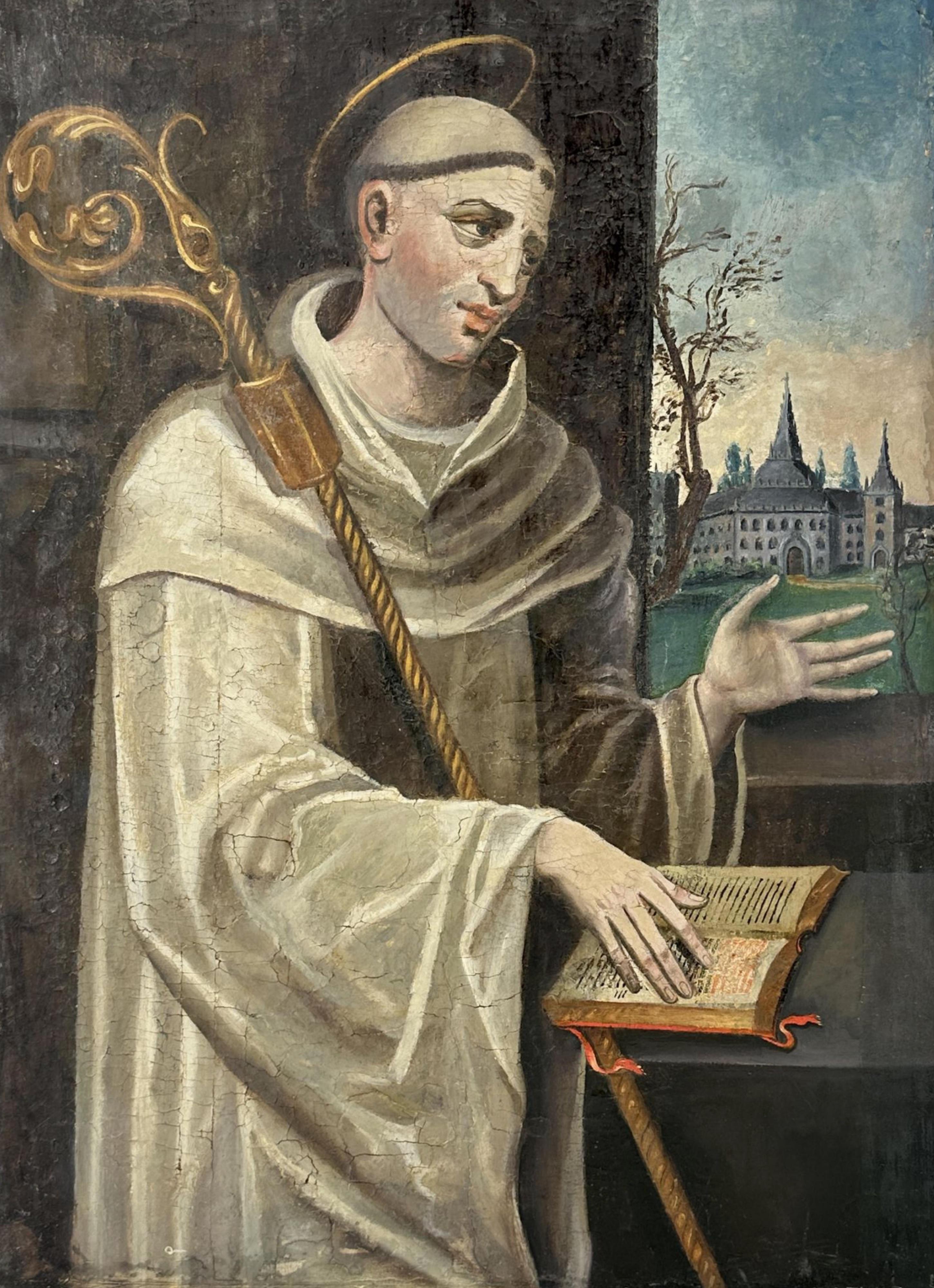 Baroque Saint Bernard. Spanish School of the 17th century