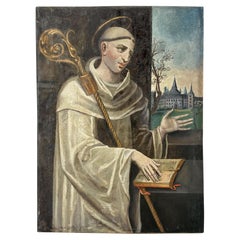 Saint Bernard. Spanish School of the 17th century