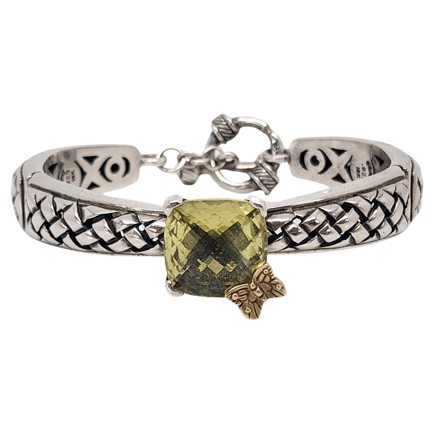 Gold Ladybug Bracelet With Silver Chain - Saint By Sarah Jane