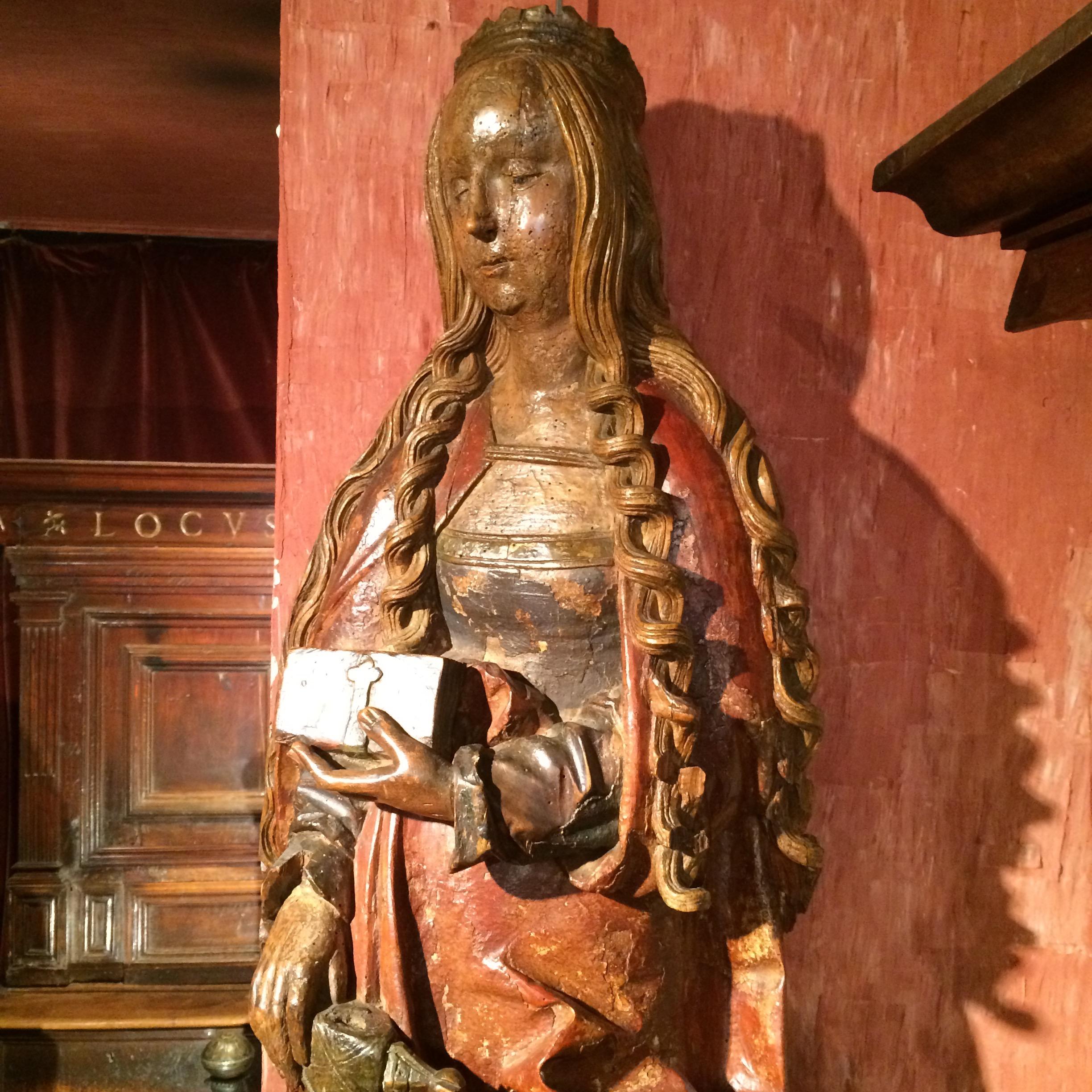18th Century and Earlier Saint Catherine of Alexandria For Sale