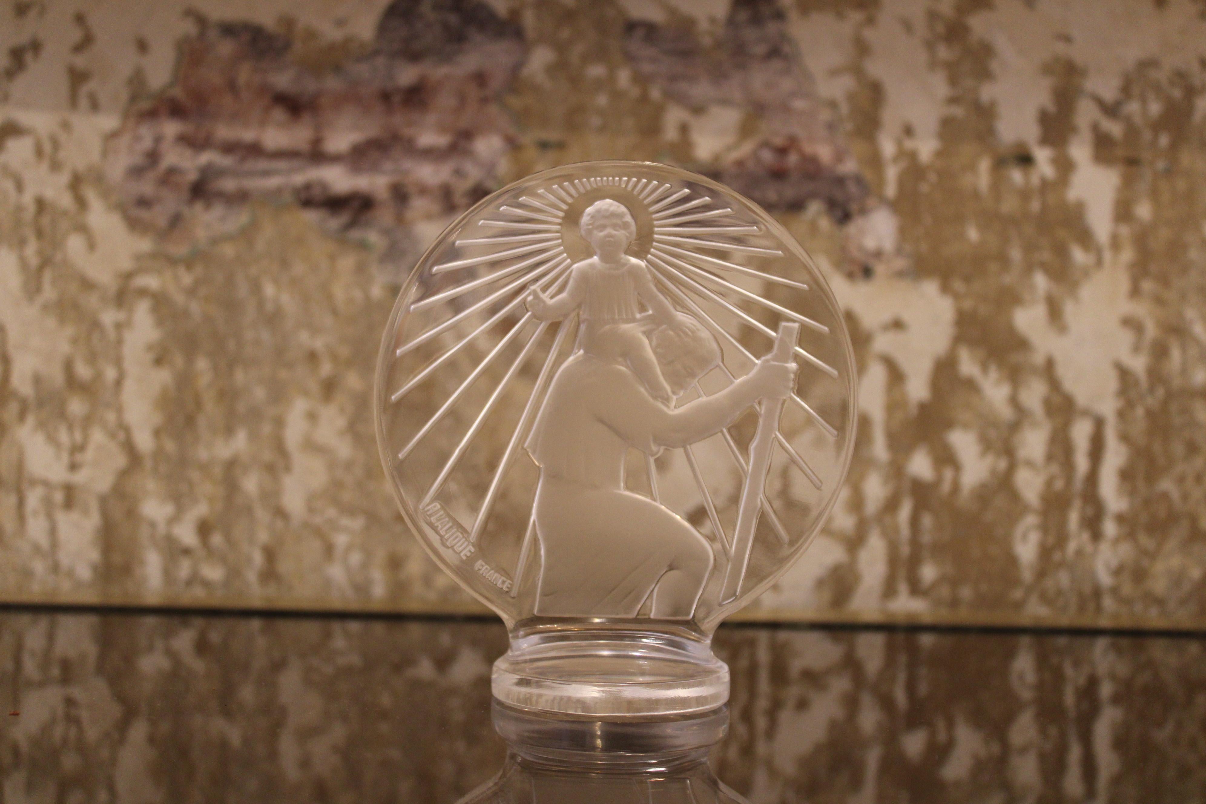 French Saint-Christophe, by Jules René Lalique  For Sale