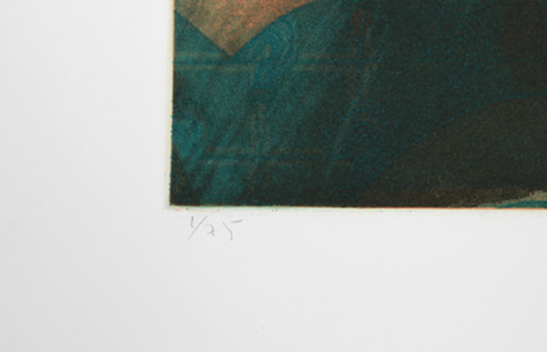 Retrato, aguafuerte y aguatinta de Saint Clair Cemin en venta 1