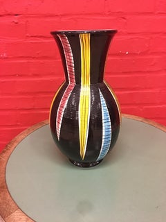 Grand vase en céramique de Saint-Clément, vers 1960