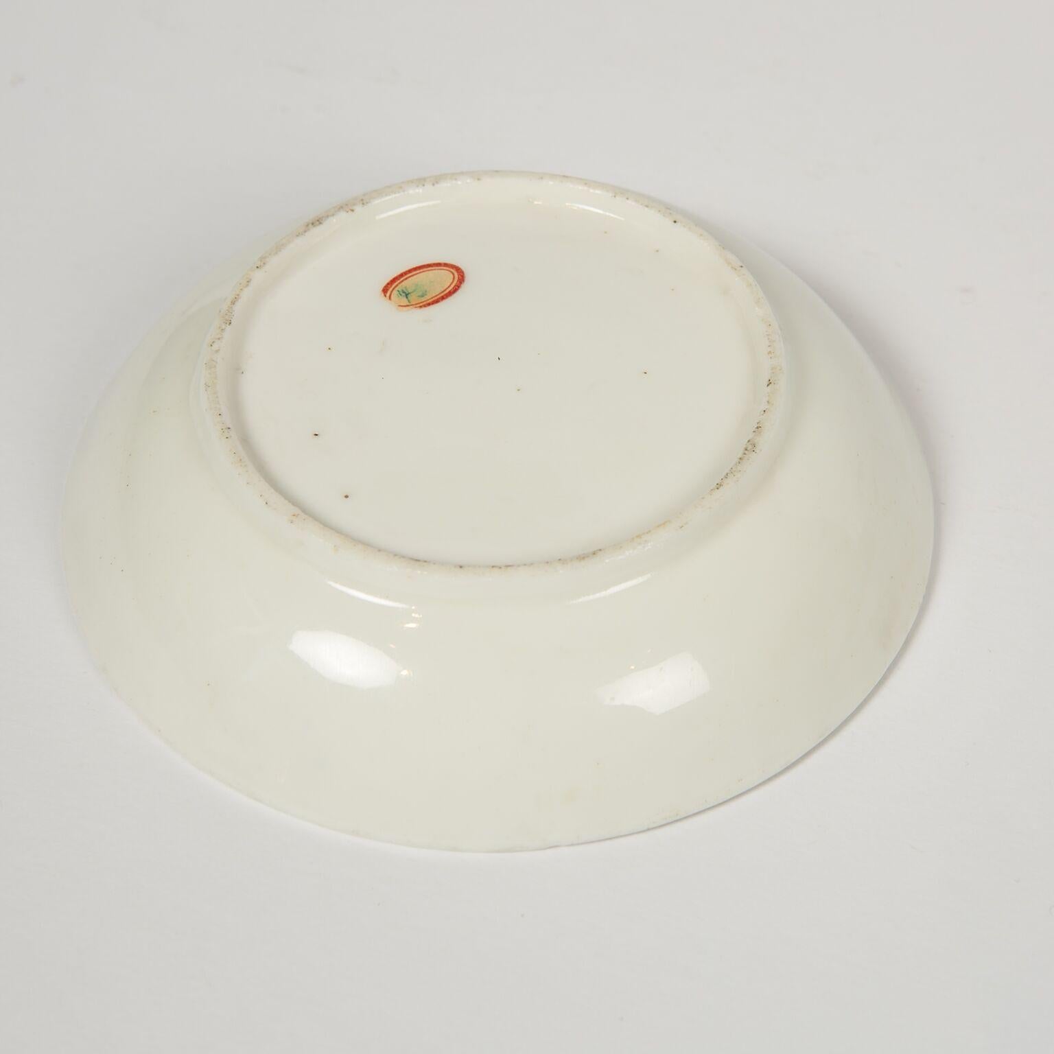 Saint-Cloud Blue and White Soft-Paste Porcelain Cup & Saucer France 18th Century 3
