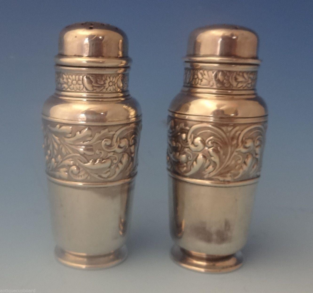 gorham silver salt and pepper shakers