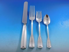Saint Dunstan by Tiffany and Co. Sterling Silver Flatware Set Service 72 pcs Din