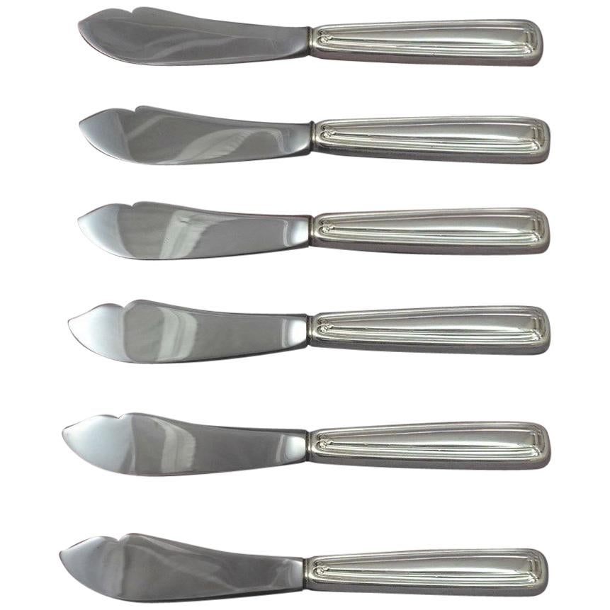 Shell and Thread by Tiffany and Co. Sterling Silver Trout Knife Set 6