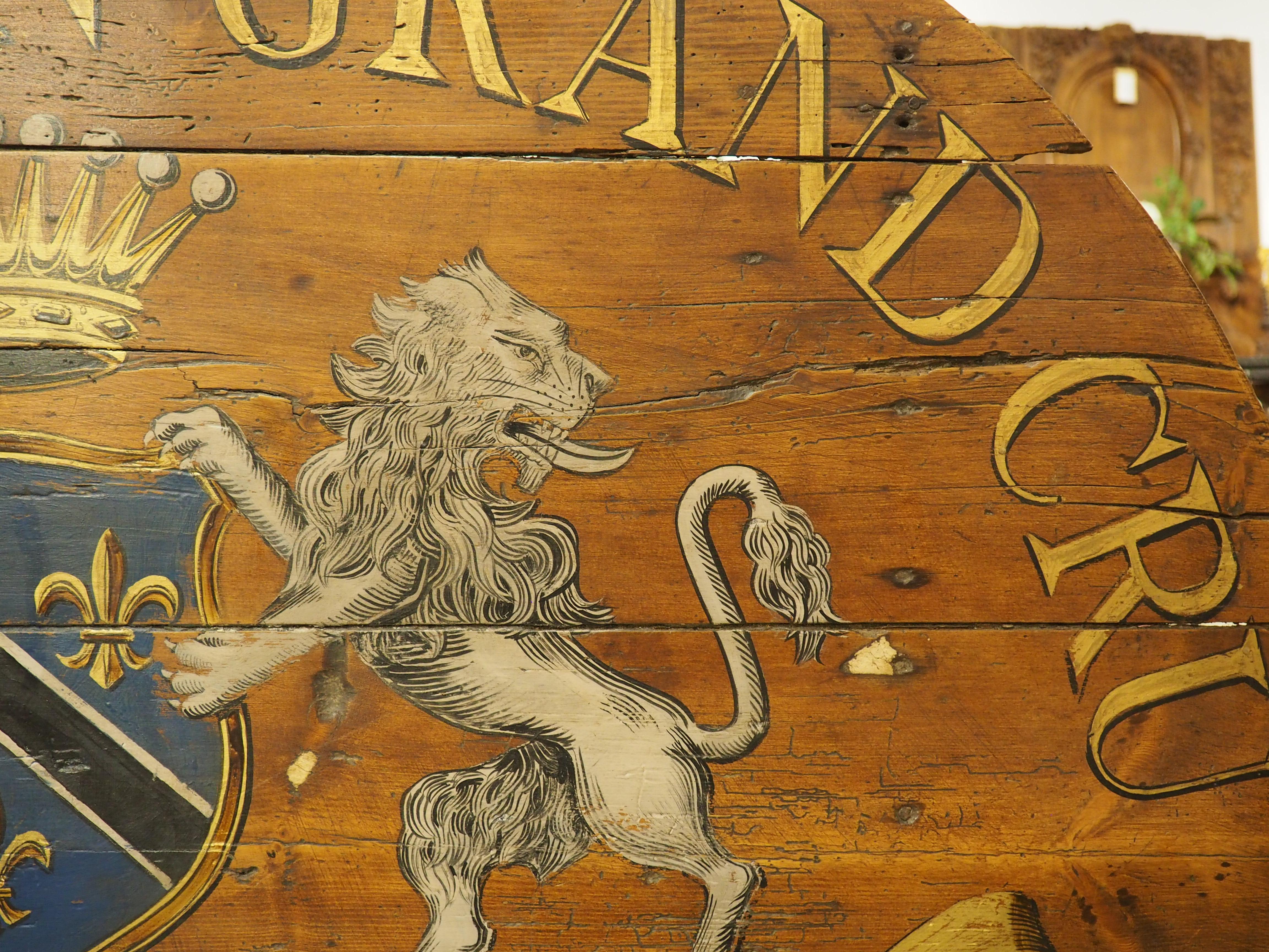 Saint Emilion Grand Cru Painted French Vendange Wine Tasting Table, 19th Century 3
