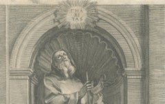 Saint Francis of Paola, engraving by Antonio Gramignani, Rome, 17th century
