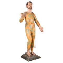 Saint Francis (to dress up). Wood, etc. Spanish school, 17th century.