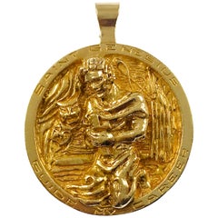 Saint Genesius Guide My Career Pendant