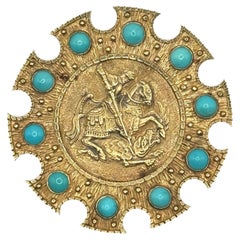 Saint George and the Dragon Cartier Pendant