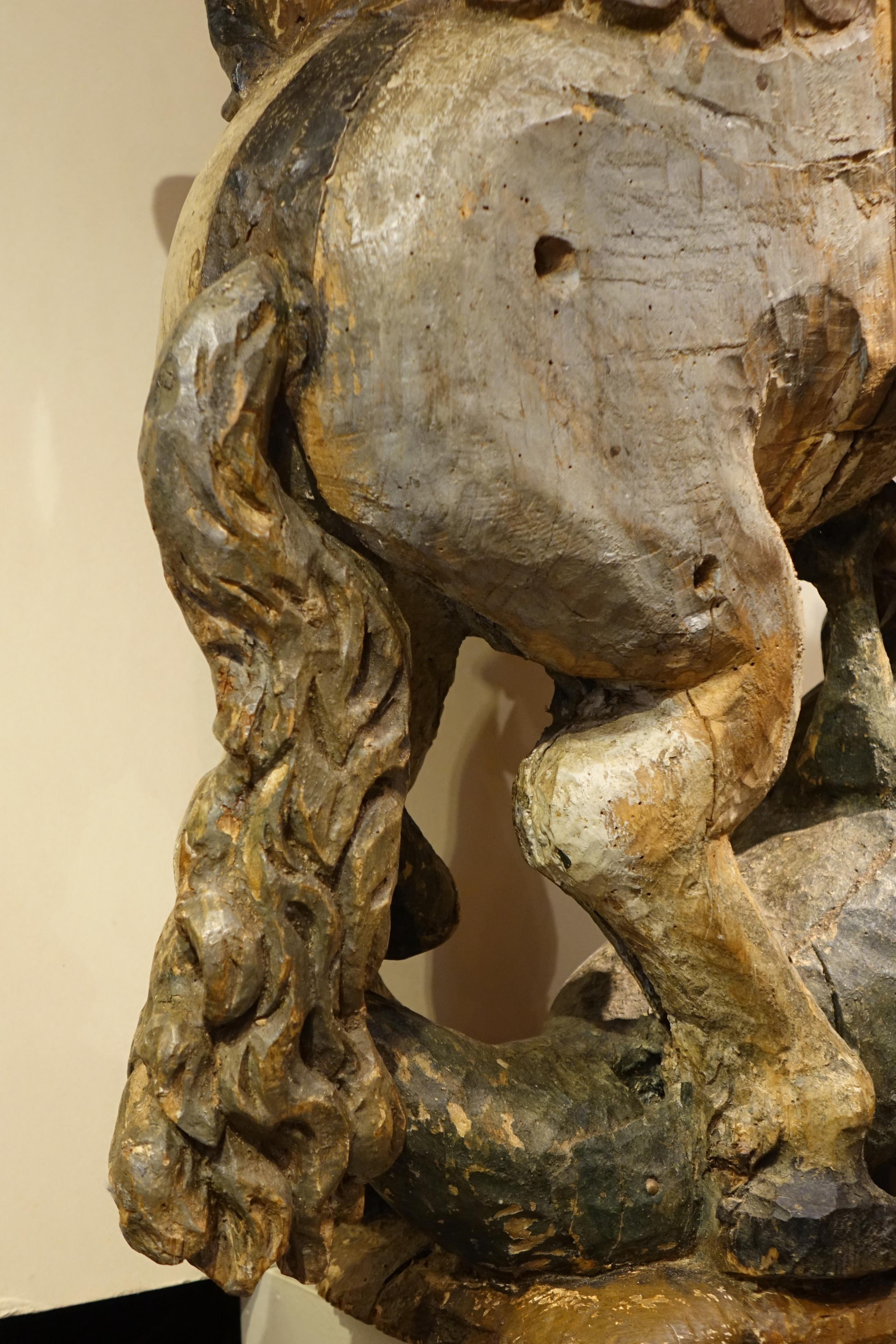 Saint George, der den Drachen tötet, 17. Jahrhundert, Italien im Angebot 5