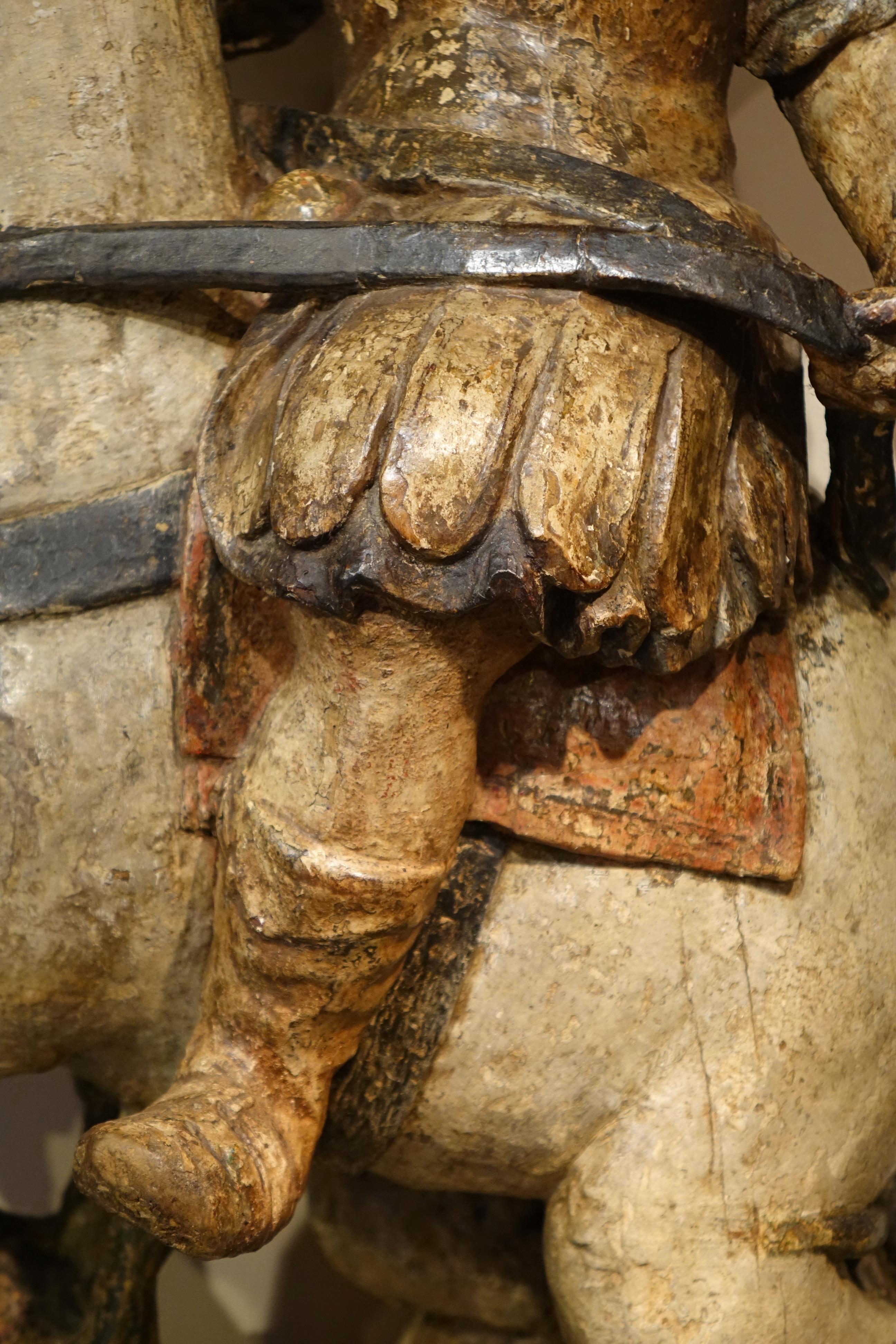 Saint George, der den Drachen tötet, 17. Jahrhundert, Italien im Angebot 1