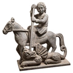 "Saint George matando al dragón" de Raymond Vaillant