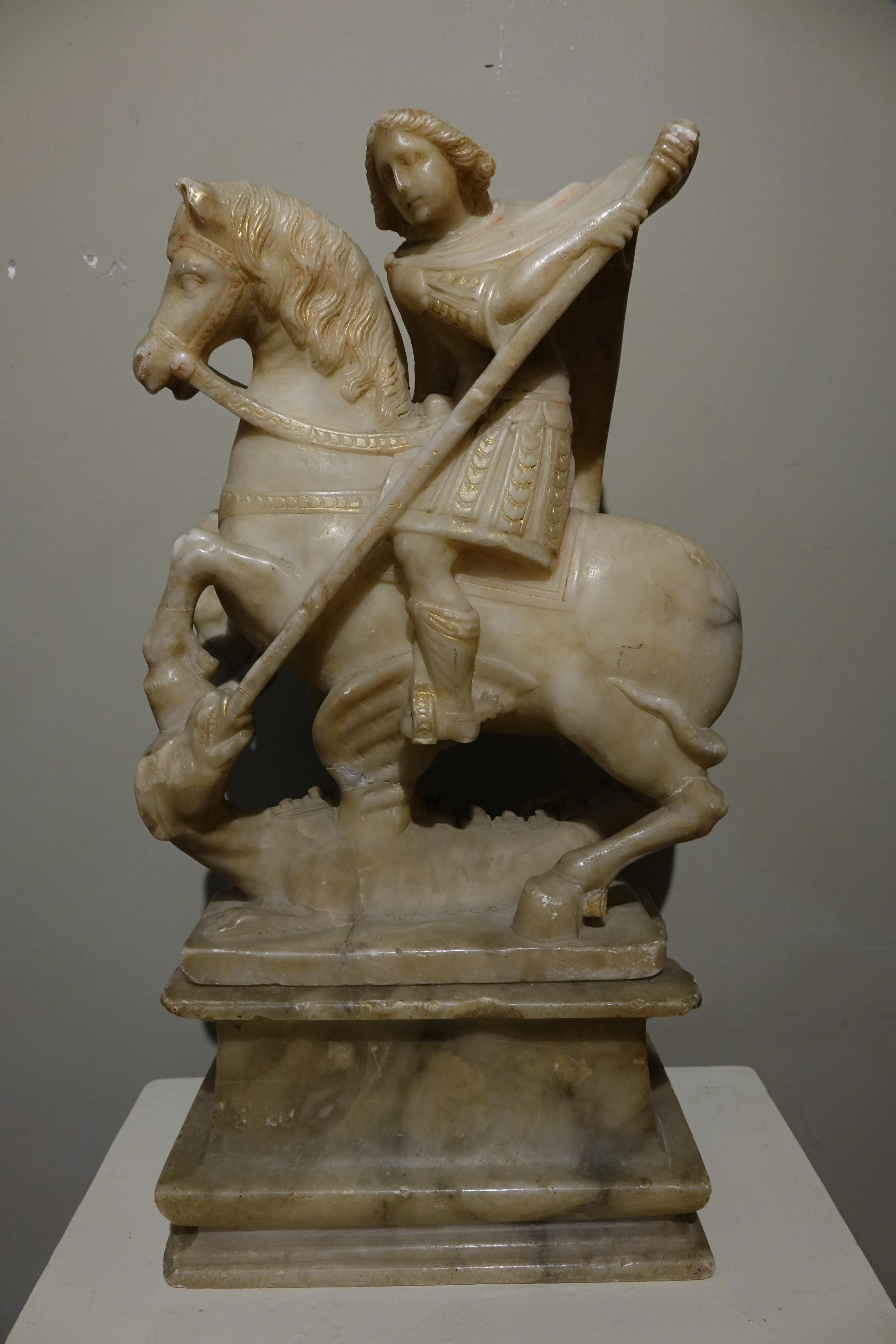 Saint George slaying the dragon, Flanders, 17th century For Sale 1